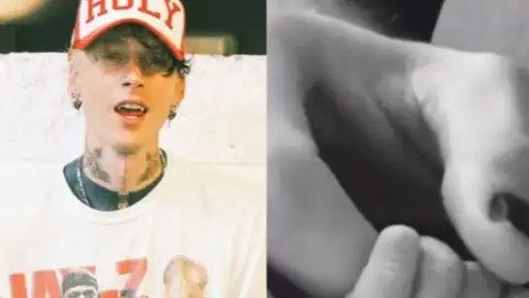 Machine Gun Kelly esclarece confusão sobre o nome de sua filha com Megan Fox