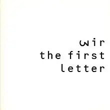 The First Letter